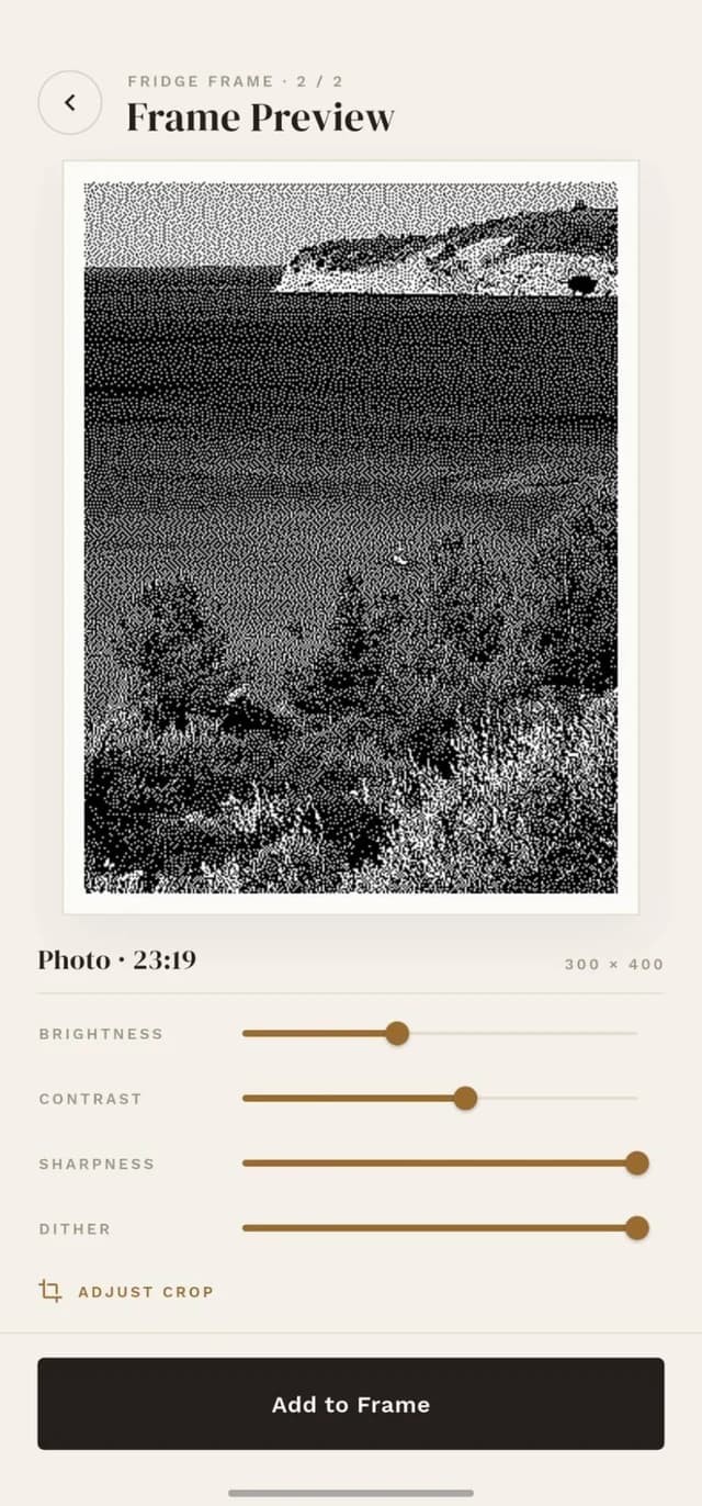 App screen: Preview